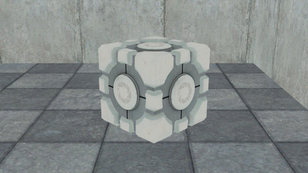 Portal Weighted Companion Cube preview image 1